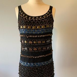 Beaded mini dress